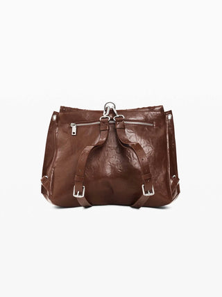 BORSA A SPALLA DONNA - DESIGUAL MARRONE - 26WAKP29 3