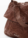BORSA A SPALLA DONNA - DESIGUAL MARRONE - 26WAKP29 4