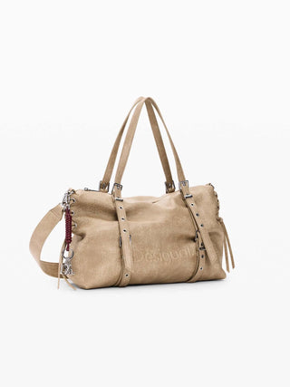 BORSA A SPALLA DONNA - DESIGUAL BEIGE - 26WAXP49 2