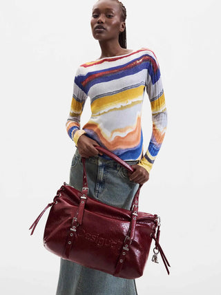 BORSA A SPALLA DONNA - DESIGUAL ROSSO - 26WAXP55 5