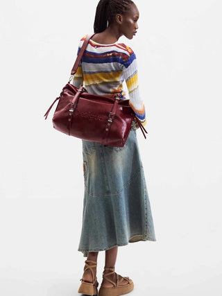 BORSA A SPALLA DONNA - DESIGUAL ROSSO - 26WAXP55 6