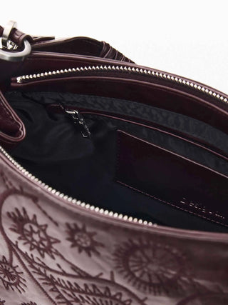 BORSA A SPALLA DONNA - DESIGUAL BORDEAUX - 26WAXP60 5
