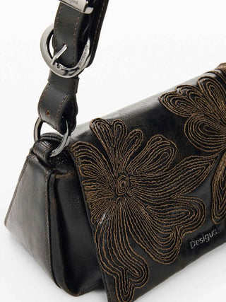 BORSA A SPALLA DONNA - DESIGUAL MARRONE - 26WAXP61 4