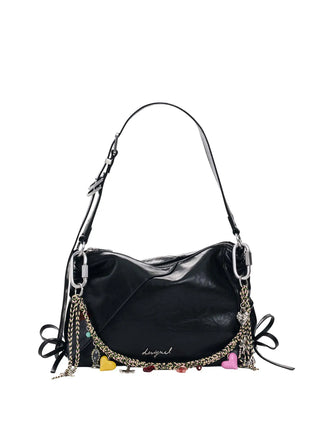 BORSA A SPALLA DONNA - DESIGUAL NERO - 26WAXP78