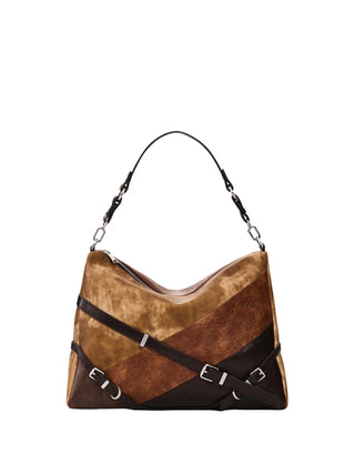 BORSA A SPALLA DONNA - DESIGUAL MARRONE - 26WAXPA5