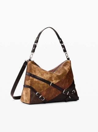 BORSA A SPALLA DONNA - DESIGUAL MARRONE - 26WAXPA5 2