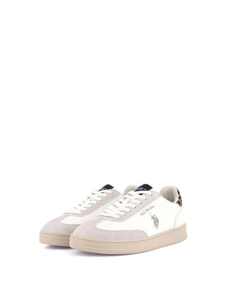 SNEAKERS DONNA - US POLO ASSN. BIANCO-BEIGE - ALPHA002W/GYH1 2