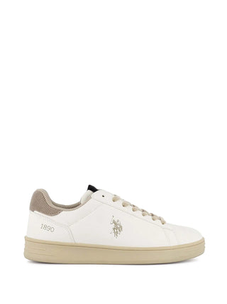 SNEAKERS DONNA - US POLO ASSN. BIANCO-BEIGE - ALPHA003W/GYT1