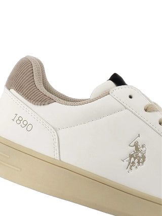 SNEAKERS DONNA - US POLO ASSN. BIANCO-BEIGE - ALPHA003W/GYT1 4