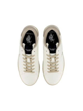 SNEAKERS DONNA - US POLO ASSN. BIANCO-BEIGE - ALPHA003W/GYT1 5