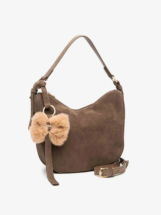 BORSA A SPALLA DONNA - NERO GIARDINI BEIGE - I644343D 2
