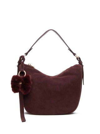 BORSA A SPALLA DONNA - NERO GIARDINI BORDEAUX - I644343D 1