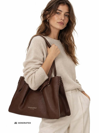 TOTE DONNA - ERMANNO SCERVINO MARRONE - 12402196 4