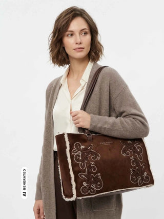 TOTE DONNA - ERMANNO SCERVINO MARRONE - 12402298 4