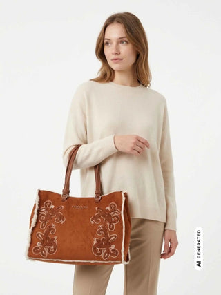 TOTE DONNA - ERMANNO SCERVINO TAN - 12402298 4