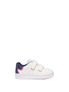 SNEAKERS BAMBINA - GEOX BIANCO-BLU - B365MA 0BCKC 1