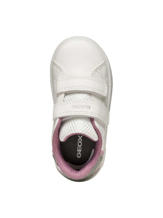 SNEAKERS BAMBINA - GEOX BIANCO-ROSA - B365MA 0BCKC 5