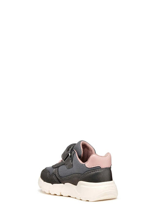 SNEAKERS BAMBINA - GEOX GRIGIO-ROSA - B566NB 0AJAS 3