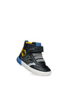 SNEAKERS BAMBINO - GEOX NERO-GIALLO - B661NA 05402 4