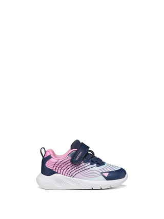 SNEAKERS BAMBINA - GEOX BLU-ROSA - B664TA 0119J