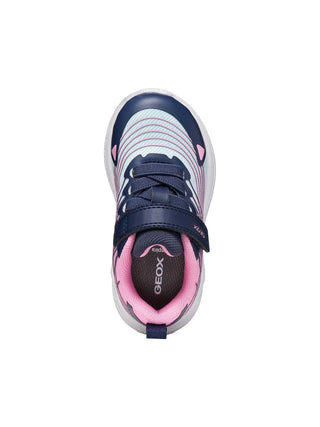 SNEAKERS BAMBINA - GEOX BLU-ROSA - B664TA 0119J 5