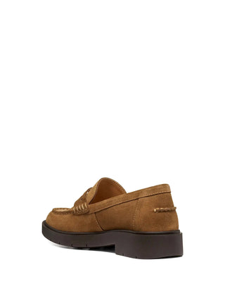 MOCASSINO DONNA - GEOX CUOIO - SPHERICA - D65DKB 00022 3