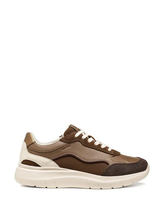 SNEAKERS DONNA - GEOX TAUPE - D65YNA 05422