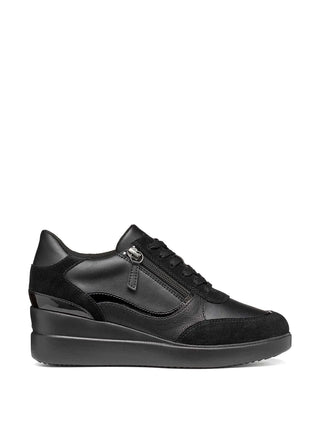SNEAKERS DONNA - GEOX NERO - D6630B 05422