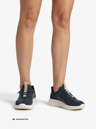 SNEAKERS DONNA - GEOX NAVY - D680JA 05422 7