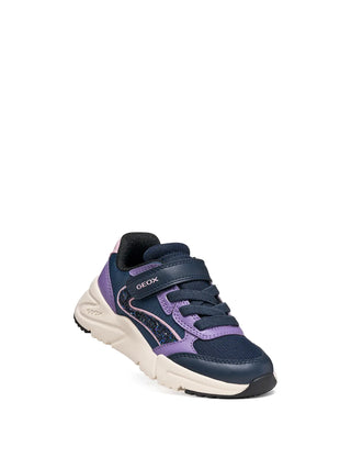 SNEAKERS RAGAZZA - GEOX NAVY-LILLA - J46M2A 0FU54 4