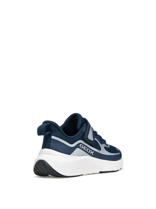 SNEAKERS RAGAZZO - GEOX NAVY-ARGENTO - J65P7F 01454 4
