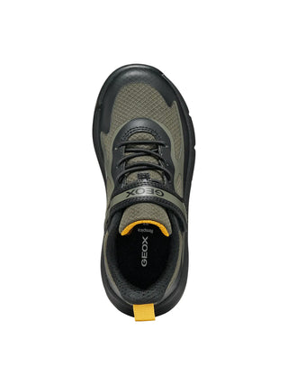 SNEAKERS RAGAZZO - GEOX VERDE-NERO - J65P7F 01454 5