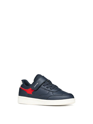 SNEAKERS RAGAZZO - GEOX NAVY-ROSSO - J66DJD 0003W 2