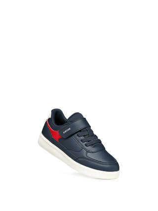SNEAKERS RAGAZZO - GEOX NAVY-ROSSO - J66DJD 0003W 4