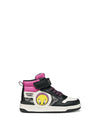 SNEAKERS RAGAZZA - GEOX NERO-FUXIA - J66HXJ 054FU 1