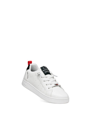 SNEAKERS RAGAZZO - GEOX BIANCO-NERO - J66LRD 05402 4