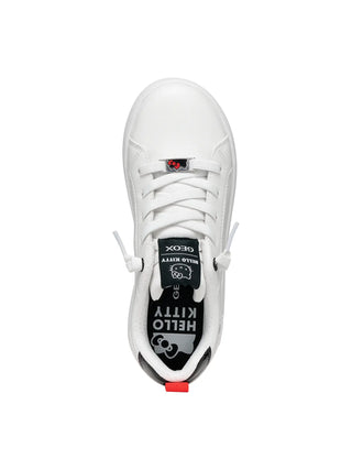 SNEAKERS RAGAZZO - GEOX BIANCO-NERO - J66LRD 05402 5