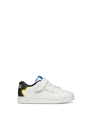 SNEAKERS RAGAZZO - GEOX BIANCO-NERO - J66LSE 054FU