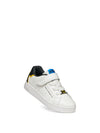 SNEAKERS RAGAZZO - GEOX BIANCO-NERO - J66LSE 054FU 4