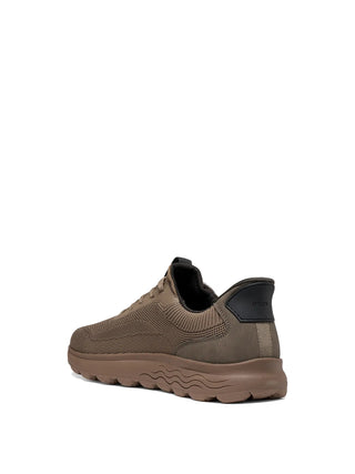 SNEAKERS UOMO - GEOX TAUPE - SPHERICA - U55MPA 06KEK 3