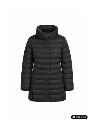 PIUMINO DONNA - GEOX NERO - W6626N T3122