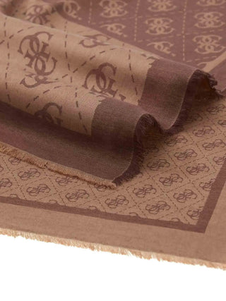 FOULARD DONNA - GUESS MARRONE - AW5526 VIS03 3
