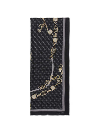SCIARPA DONNA - GUESS NERO - AW5532 VIS03 1