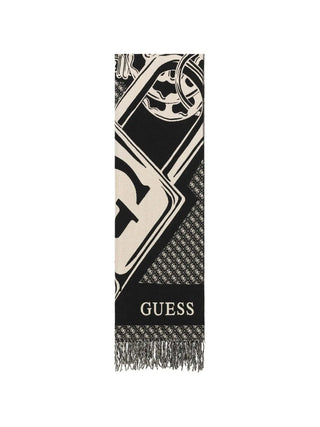 SCIARPA DONNA - GUESS NERO - AW5662 POL03