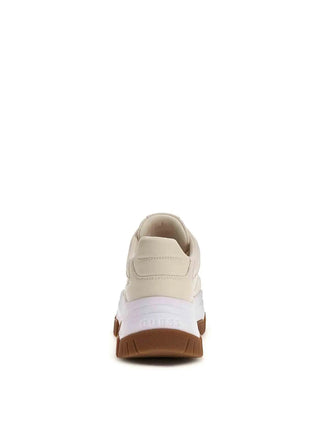 SNEAKERS DONNA - GUESS CREMA - FLFBRT PEL12 3