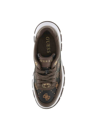 SNEAKERS DONNA - GUESS MARRONE - FLFBRT PEL12 4