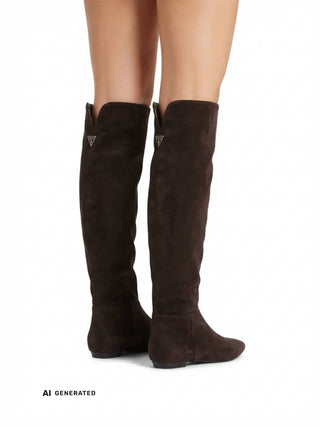STIVALE DONNA - GUESS MARRONE - FLFCOR ESU11 5