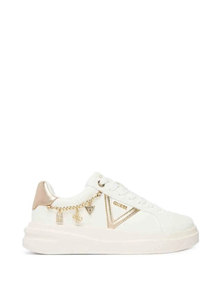 SNEAKERS DONNA - GUESS BIANCO-PLATINO - FLTBTT LEA12 1
