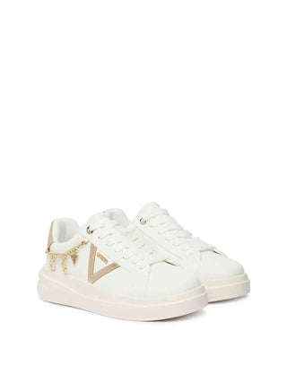 SNEAKERS DONNA - GUESS BIANCO-PLATINO - FLTBTT LEA12 2