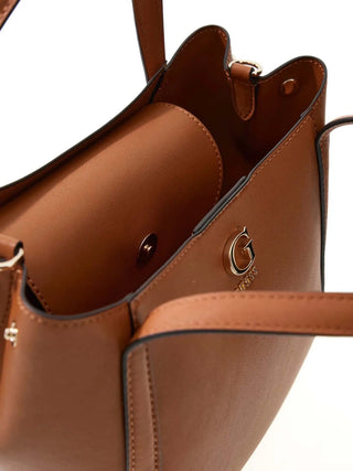 BORSA A MANO DONNA - GUESS CARAMELLO - HWBG97 39050 3